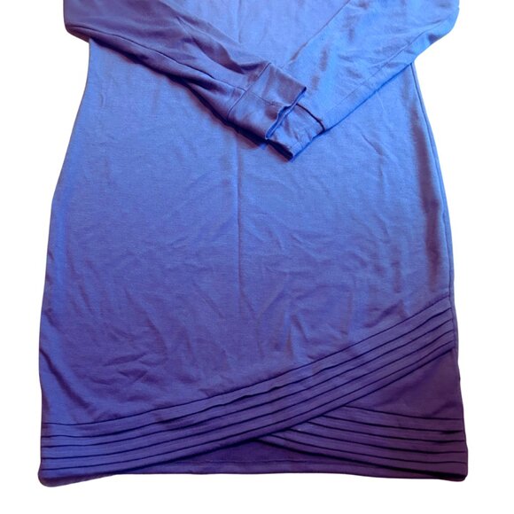 Maurice's Medium Soft Rich Purple Fitted Sweater Dress - Picture 4 of 5